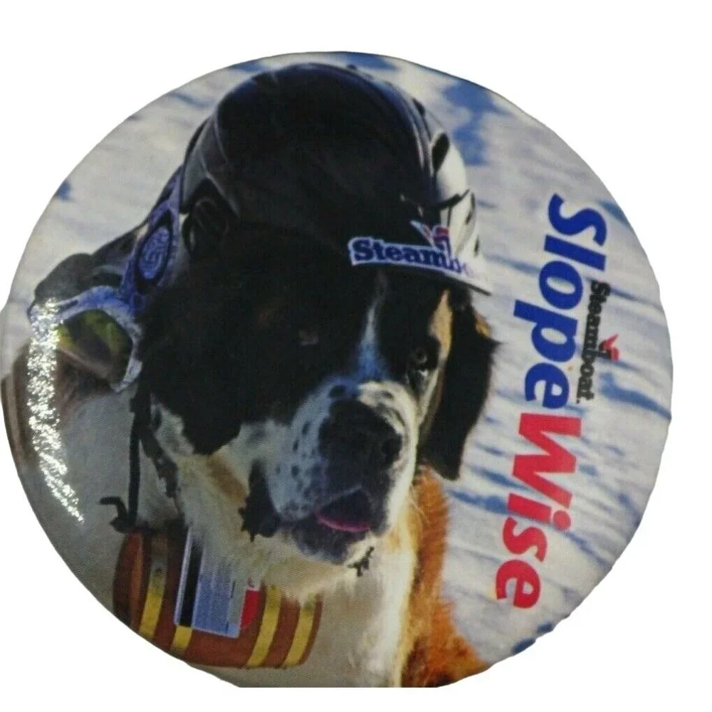 Slopewise St Bernard Pin Steamboat Springs Ski Patrol Safety Campaign